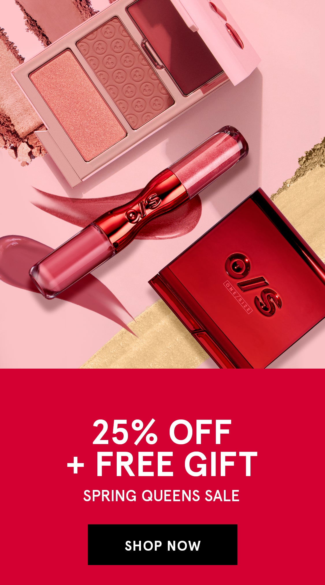 Give on sale and makeup