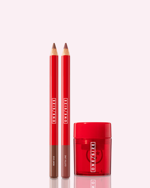 Iconic Lip Duo Value Set (Free Sharpener!) - Rent Due and Outta Line